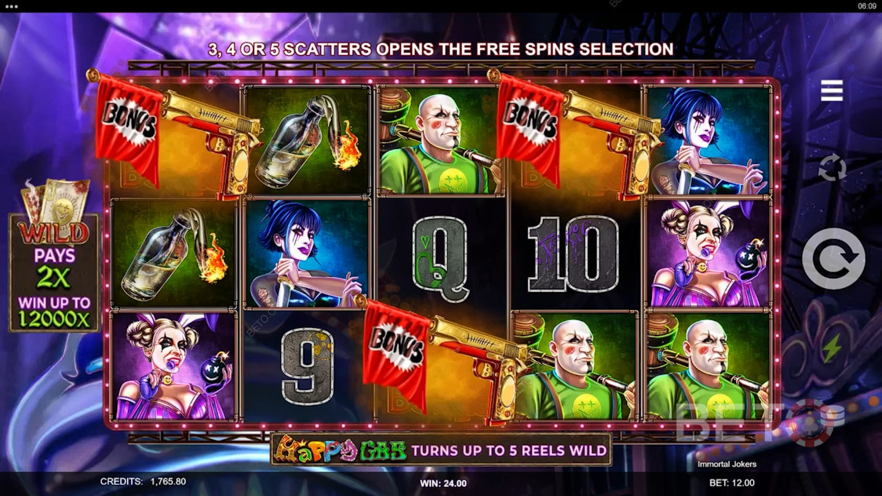 Immortal Jokers arvostelu BETO Slotsilta