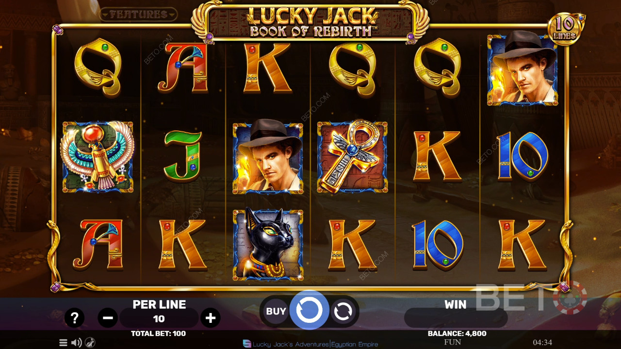 Lucky Jack - Book Of Rebirth Arvostelu by BETO Slots