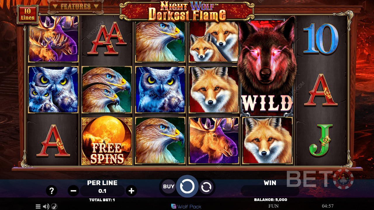 Night Wolf Darkest Flame Pelaa Ilmaiseksi