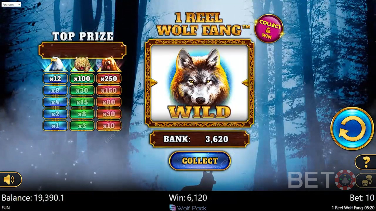 1 Reel Wolf Fang arvostelu BETO Slotsilta