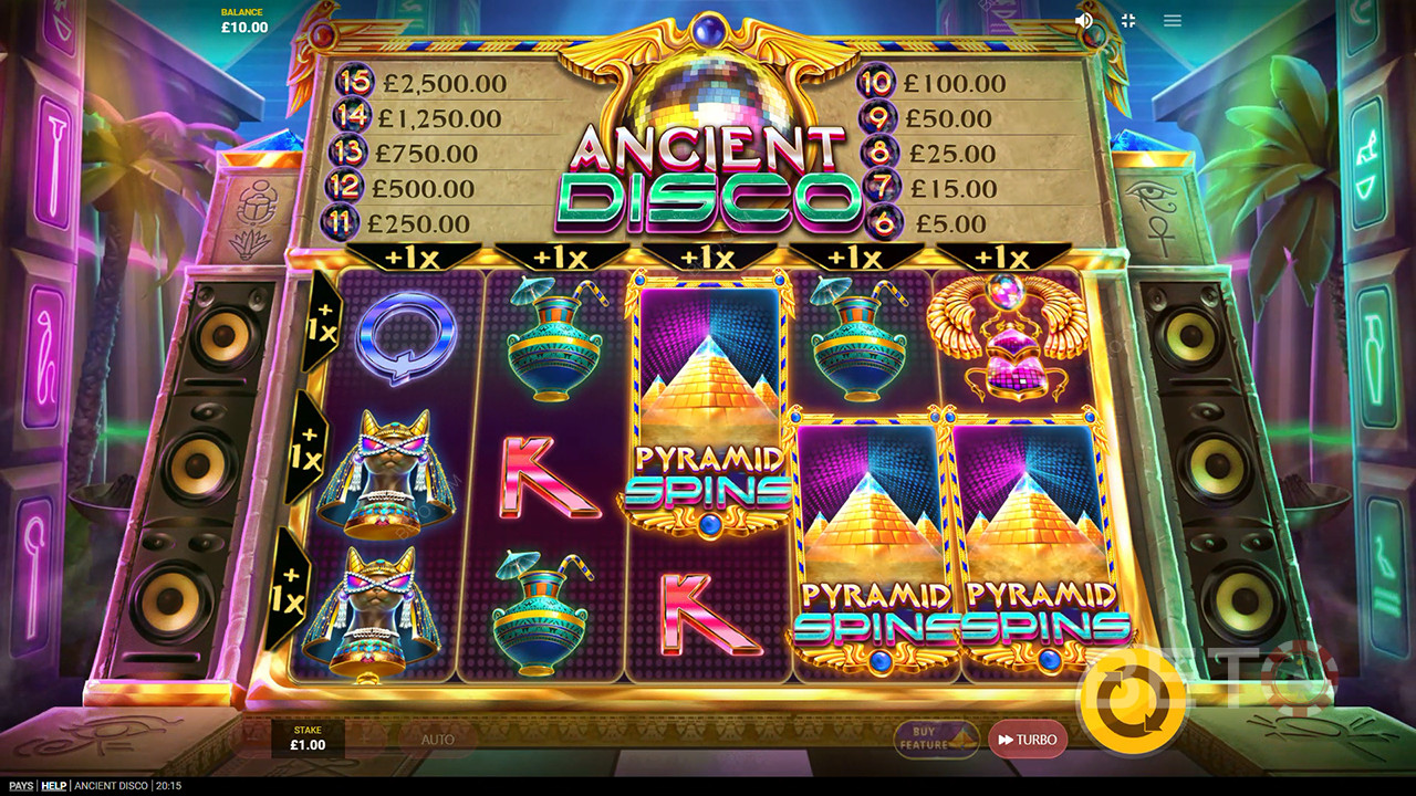 Ancient Disco arvostelu by BETO Slots
