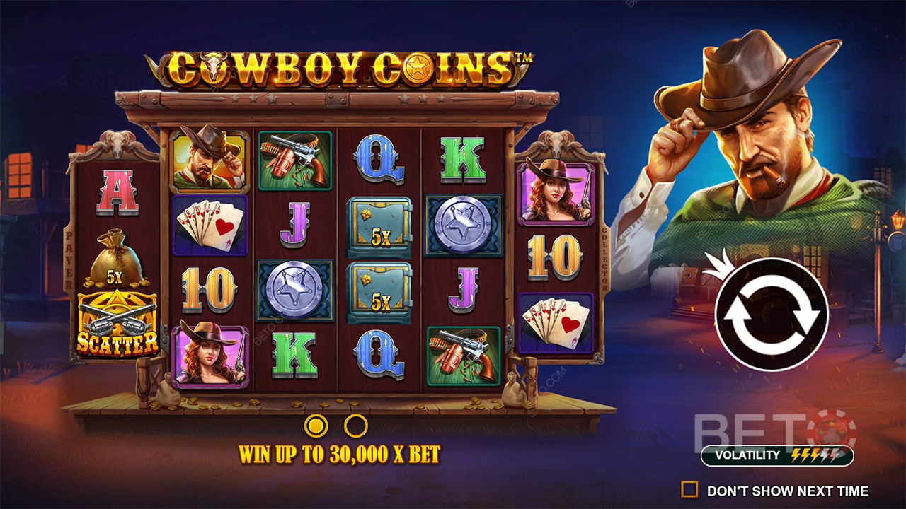 Tuomio Cowboy kolikoita kolikkopeli