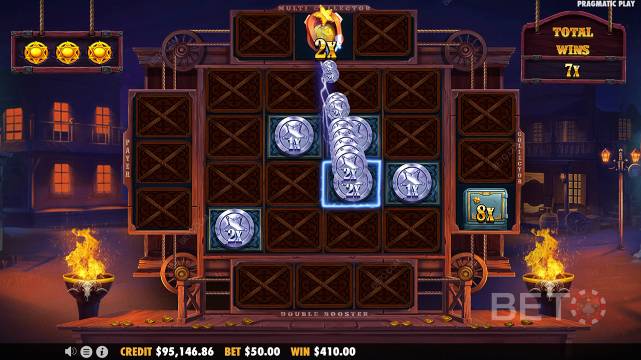 Bonusominaisuudet selitetty Cowboy Coins by Pragmatic Play