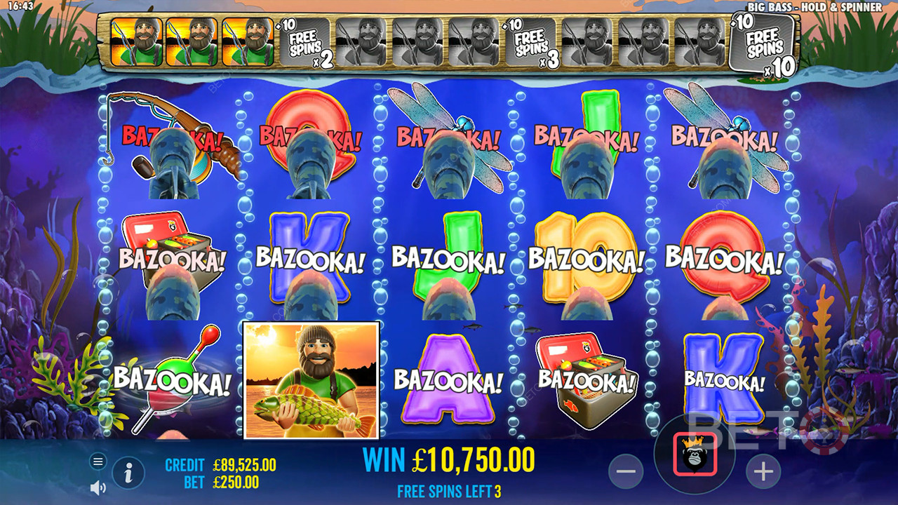 Big Bass Bonanza Hold and Spinner -kolikkopeli - arviomme