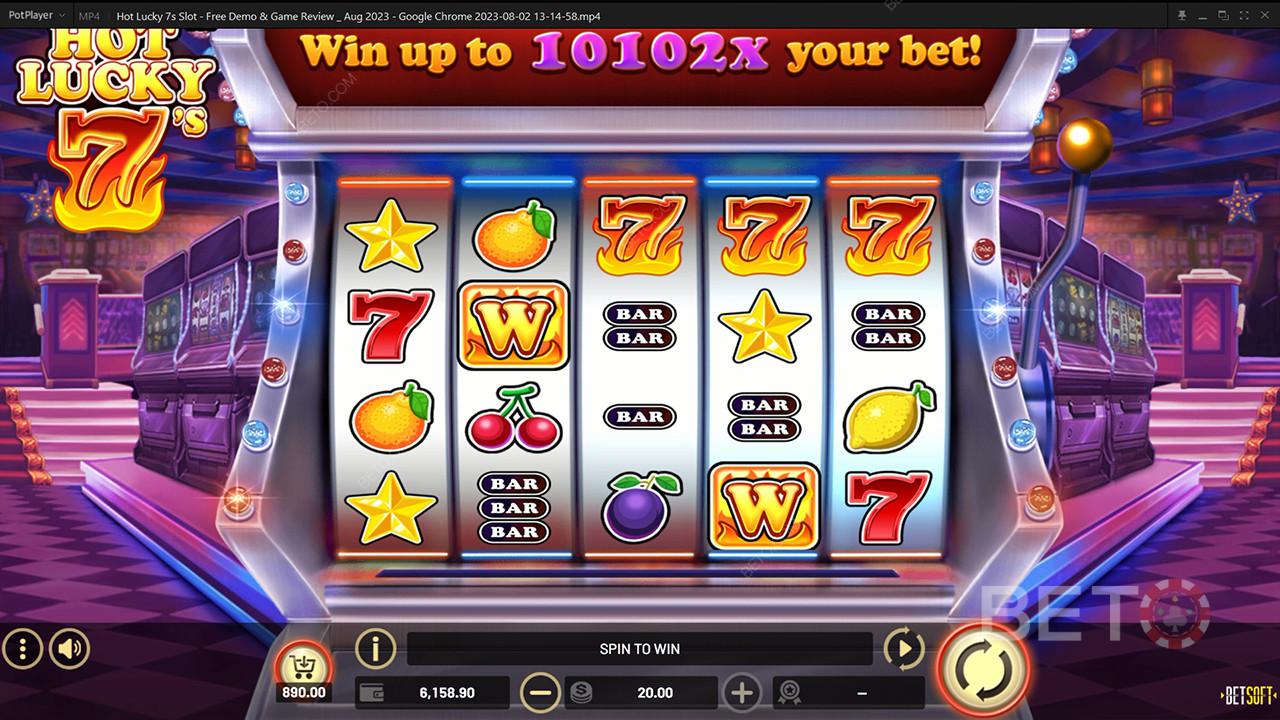 Hot Lucky 7s arvostelu by BETO Slots