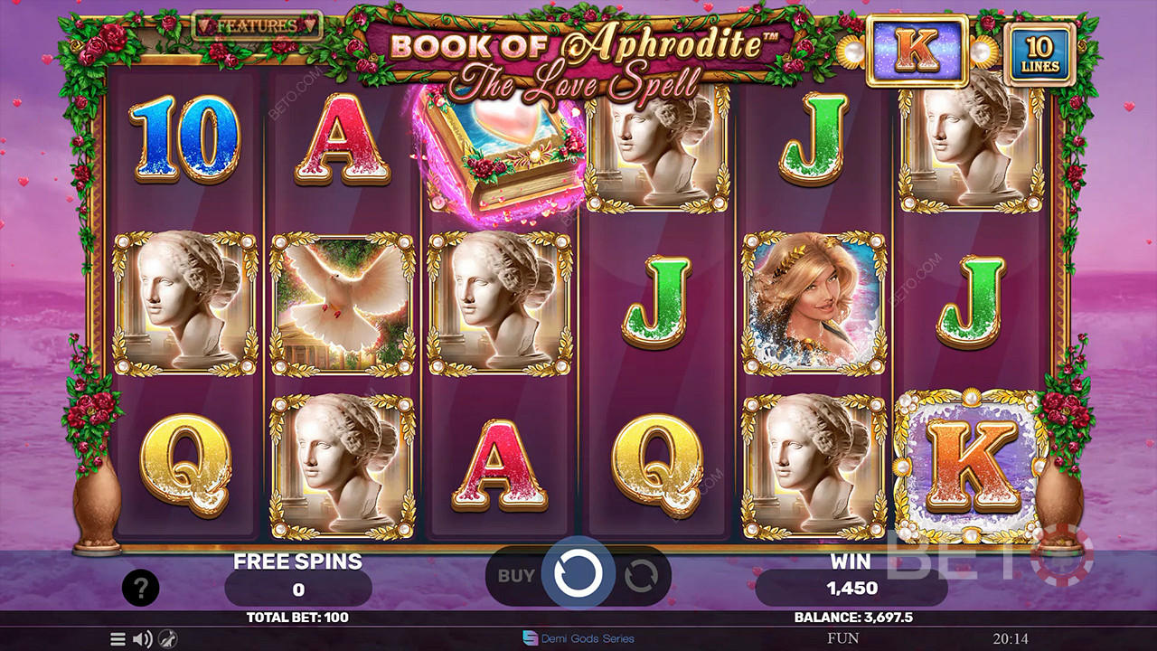Book Of Aphrodite - The Love Spell Pelaa Ilmaiseksi