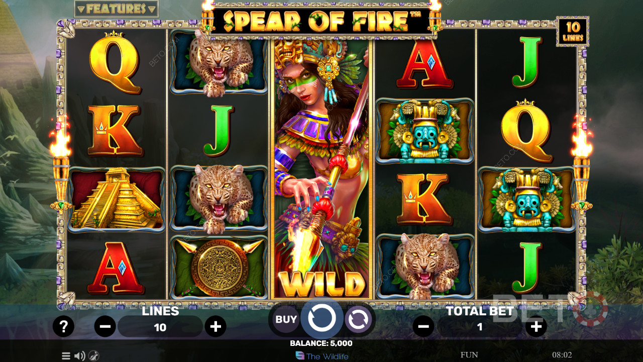 Spear Of Fire Review by BETO Slots