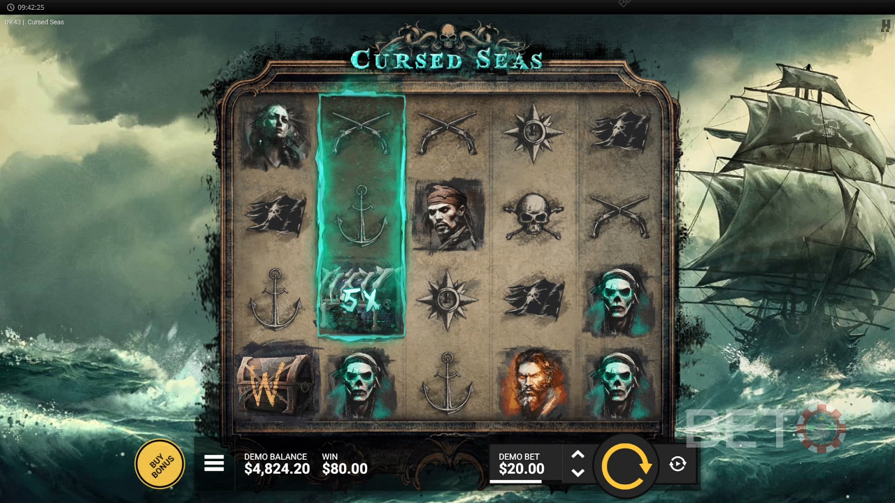 Cursed Seas: Kierrätyksen arvoinen kolikkopeli?