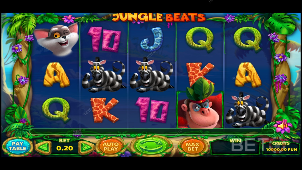 Jungle Beats arvostelu BETO Slotsilta