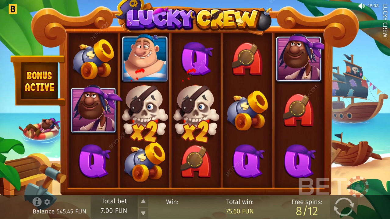 Lucky Crew arvostelu by BETO Slots