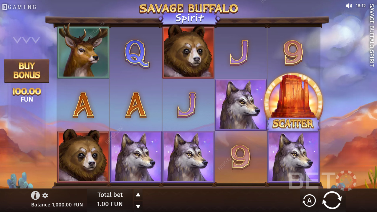 Savage Buffalo Spirit arvostelu by BETO Slots