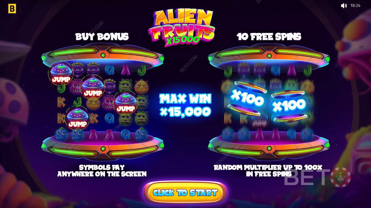 Alien Fruits kolikkopeli: Pitäisikö sinun pyörittää sitä?