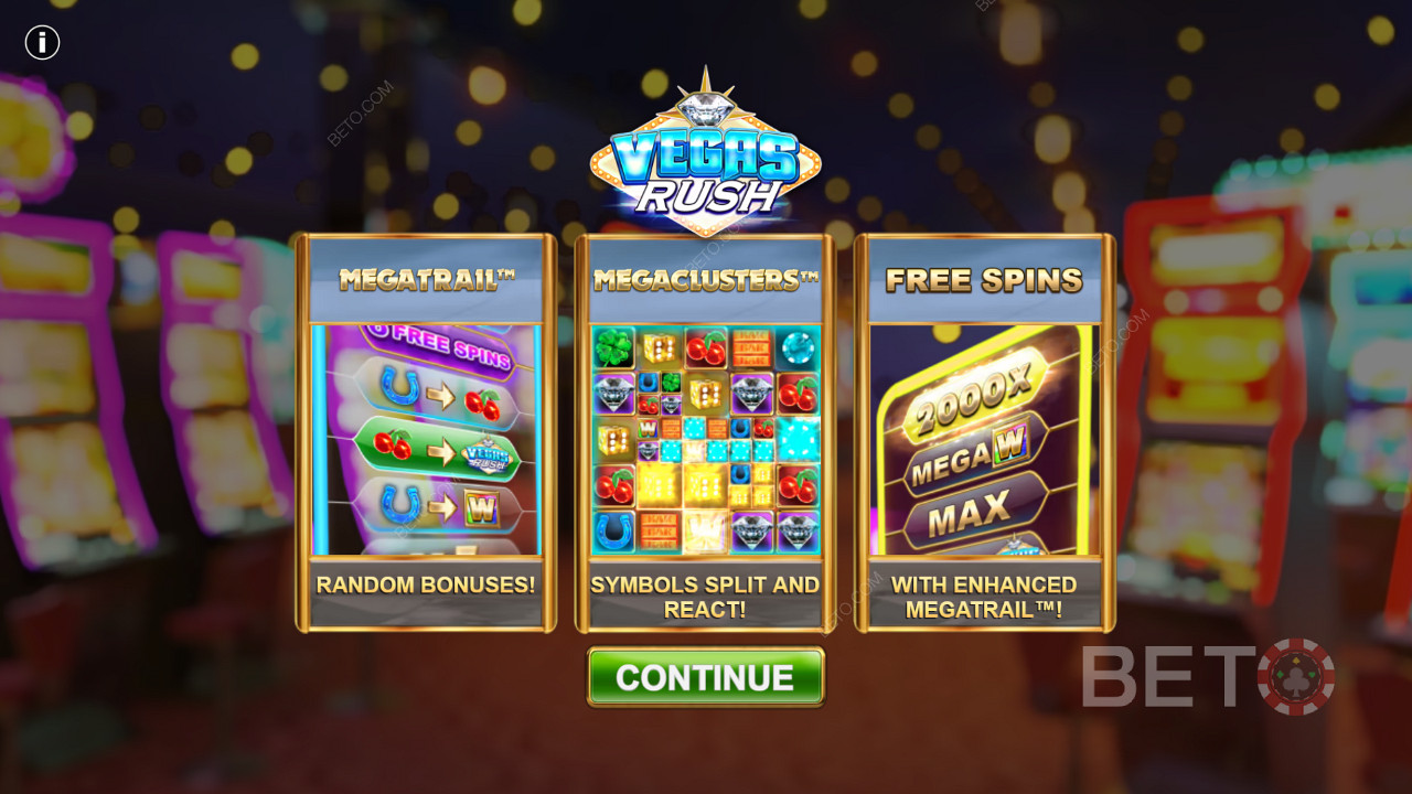 Vegas Rush -nettikolikkopeli on yksi parhaista kolikkopeleistä ominaisuuksiltaan.
