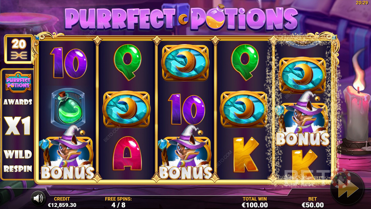 Purrfect Potions arvostelu BETO Slotsilta