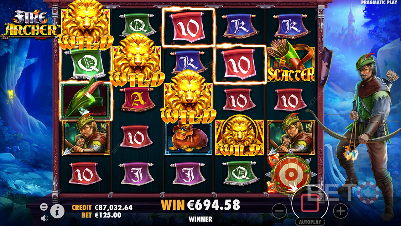 Fire Archer arvostelu BETO Slotsilta