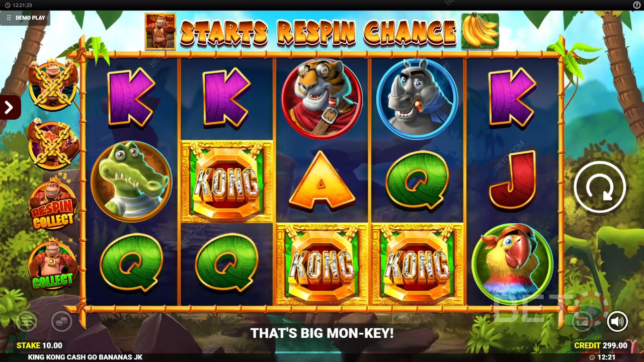 King Kong Cash Go Bananas arvostelu BETO Slotsilta
