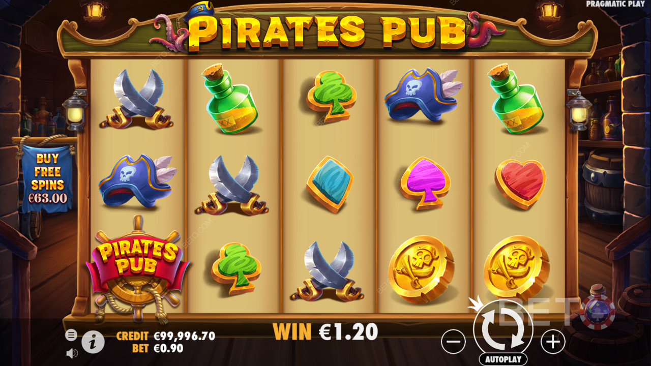 Pirates Pub: Pirates Pubs: Kolikkopeli: Kierroksen arvoinen kolikkopeli?