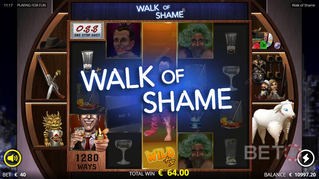Walk of Shame arvostelu BETO Slotsilta