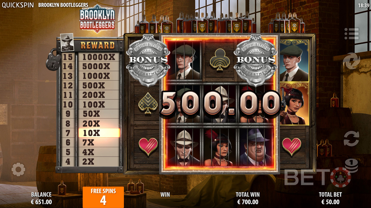 Brooklyn Bootleggers arvostelu BETO Slotsilta
