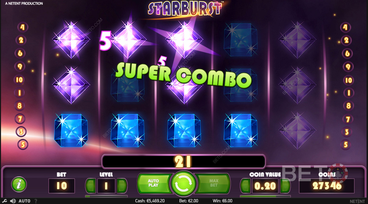 Super Combi Starburstissa käynnistyy!
