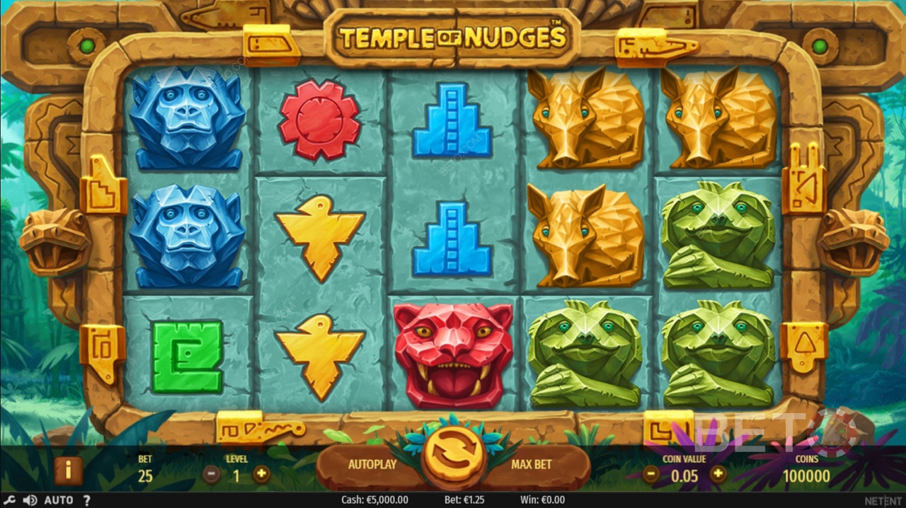 Temple of Nudges videokolikkopeli