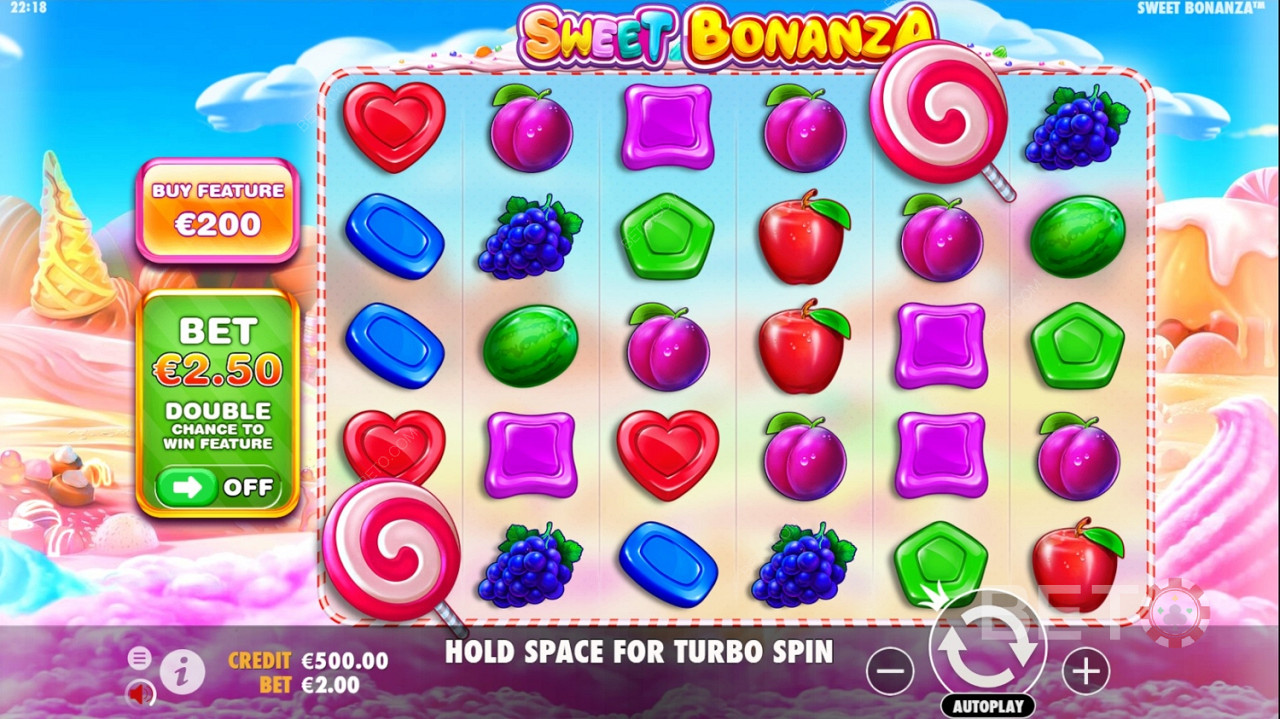 Pelaa Sweet Bonanza -kolikkopeliä värikäs kasinopeli