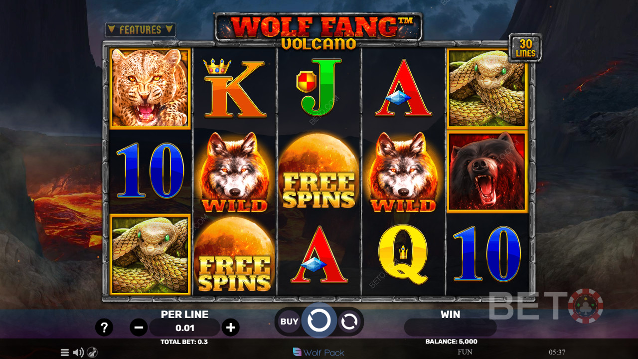 Wolf Fang - Volcano arvostelu BETO Slotsilta