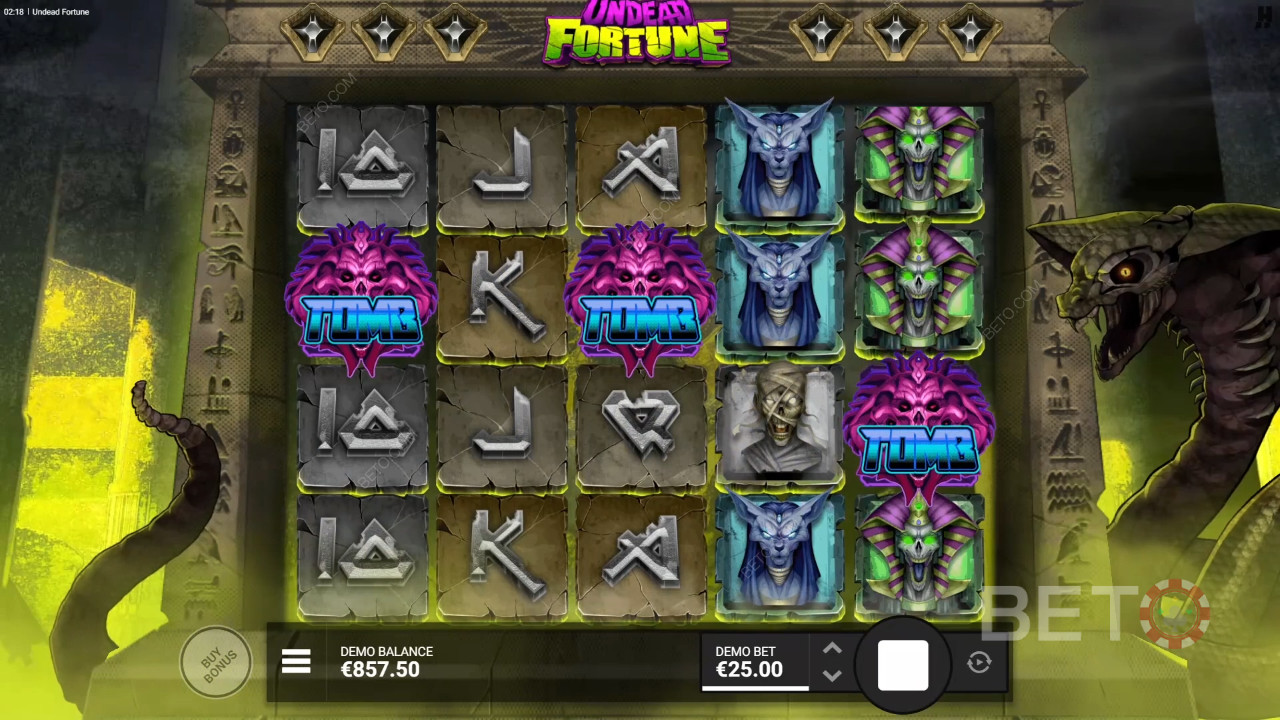 Undead Fortune arvostelu BETO Slotsilta