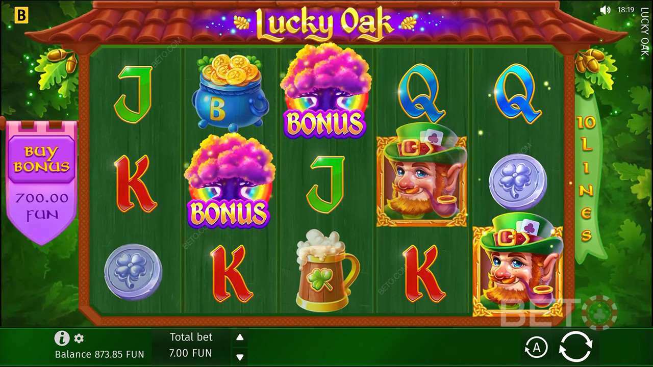 Lucky Oak arvostelu by BETO Slots