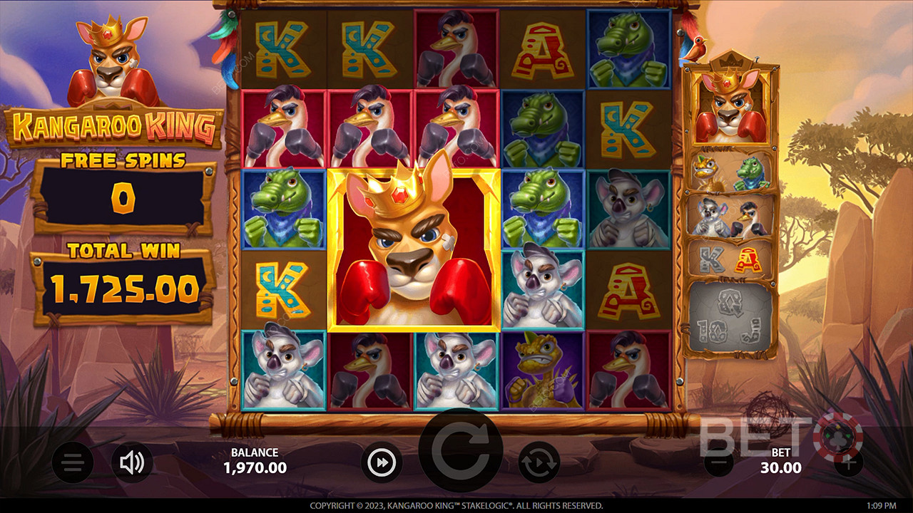 Kangaroo King  Pelaa Ilmaiseksi