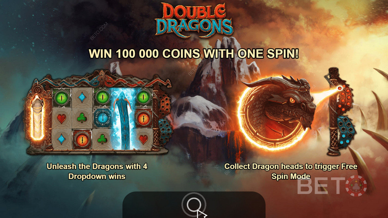 Käytä lohikäärmeiden voimaa saadaksesi suuria voittoja Double Dragons -kolikkopelissä.