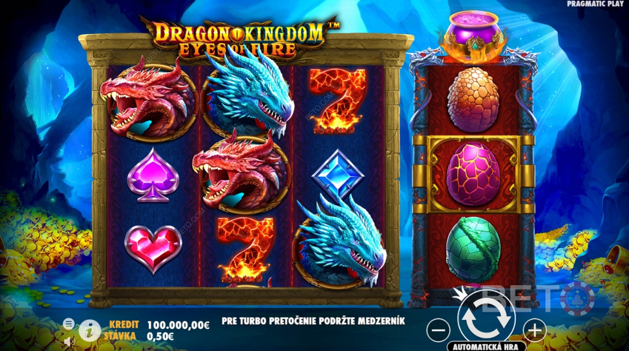 Dragon Kingdom Eyes of Fire videokolikkopeli