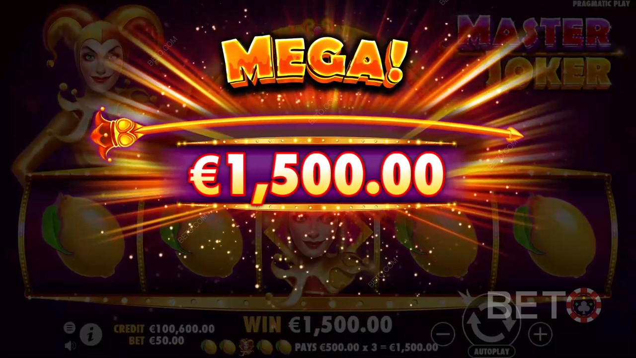 Voita 10,000x panoksesi Master Joker -kolikkopelissä!
