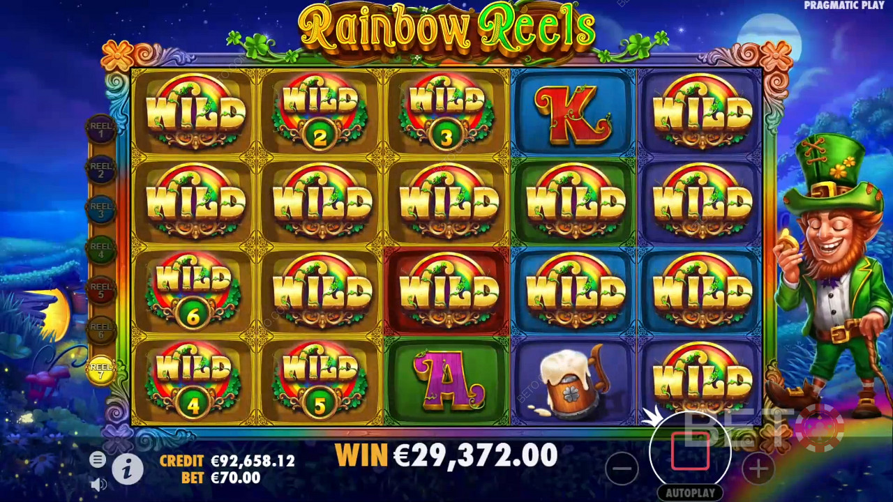 Rainbow Reels -videokolikkopeli - arviomme