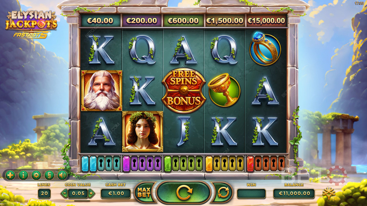 Elysian Jackpots Review by BETO Slots