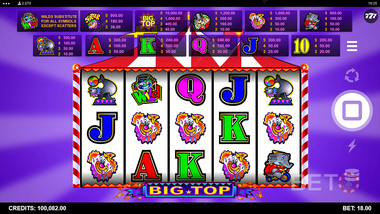 Big Top Pelaa Ilmaiseksi