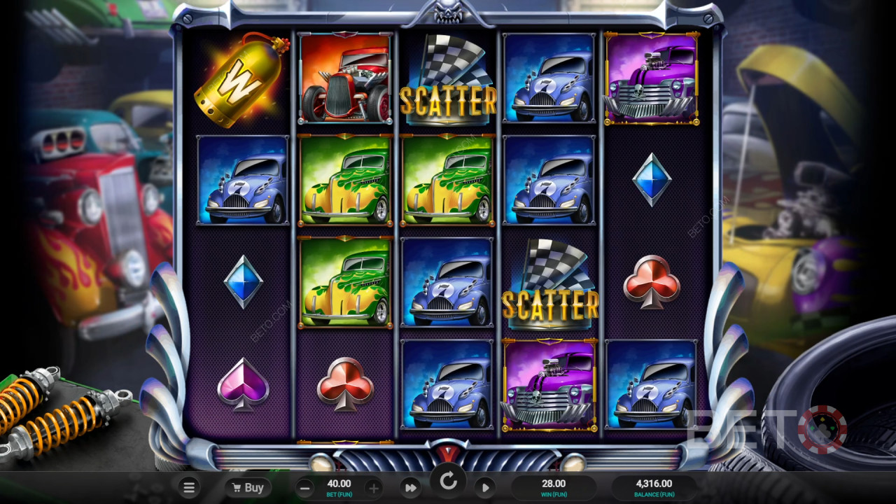 Hot Rod Racers arvostelu BETO Slotsilta