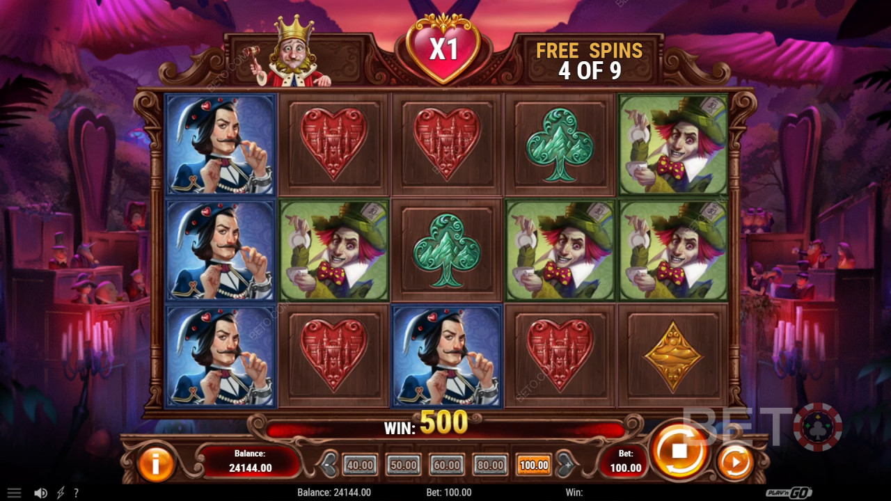 Court of Hearts arvostelu BETO Slotsilta