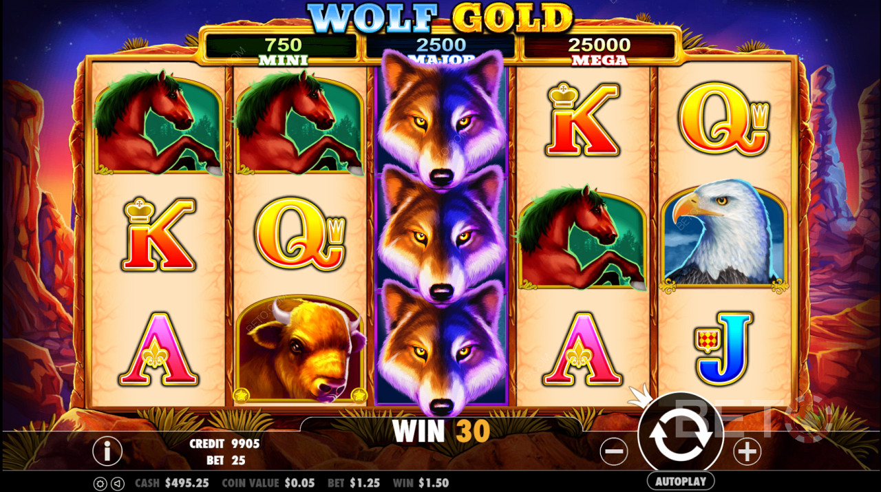 Wolf Gold on upea visuaalinen kolikkopelikokemus