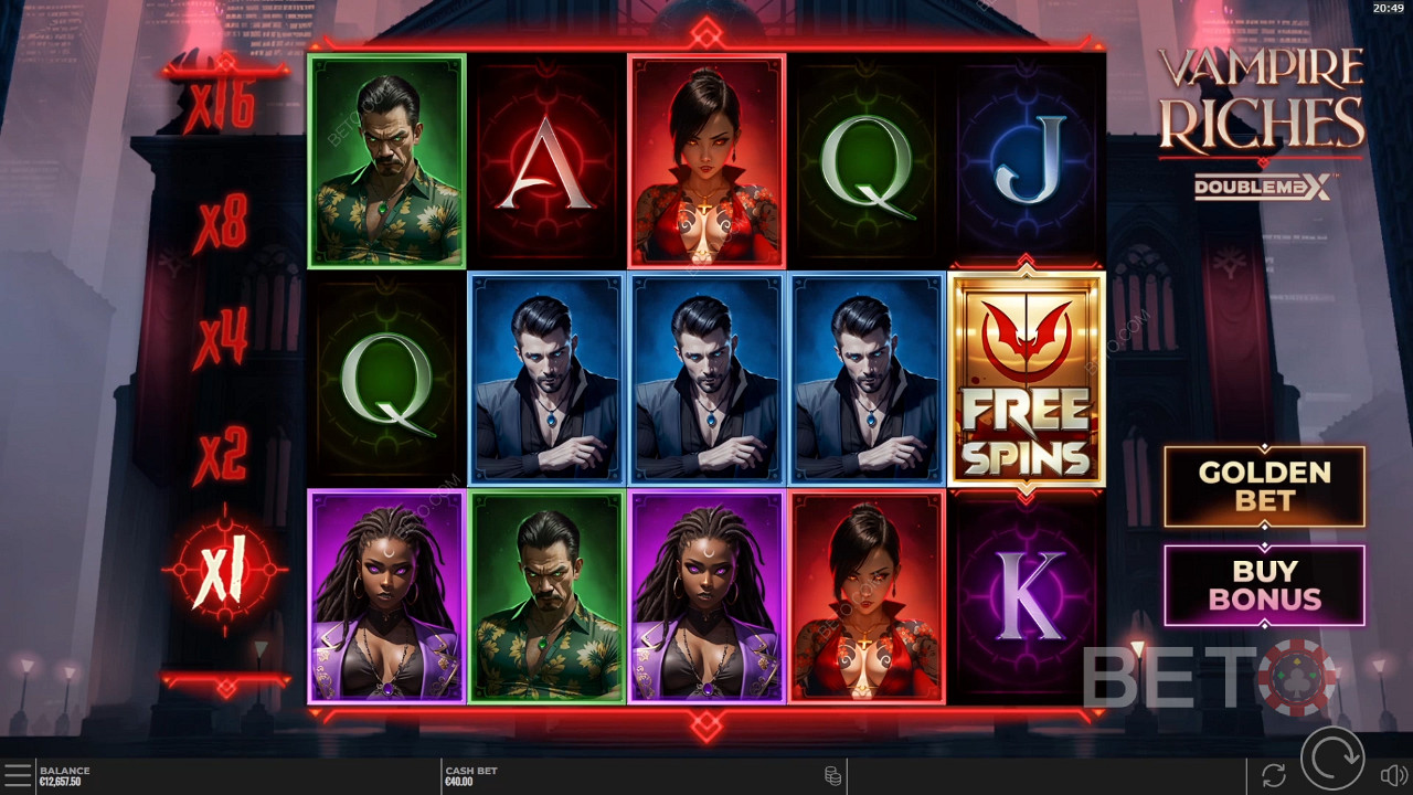 Vampire Riches DoubleMax: Kierroksen arvoinen kolikkopeli?