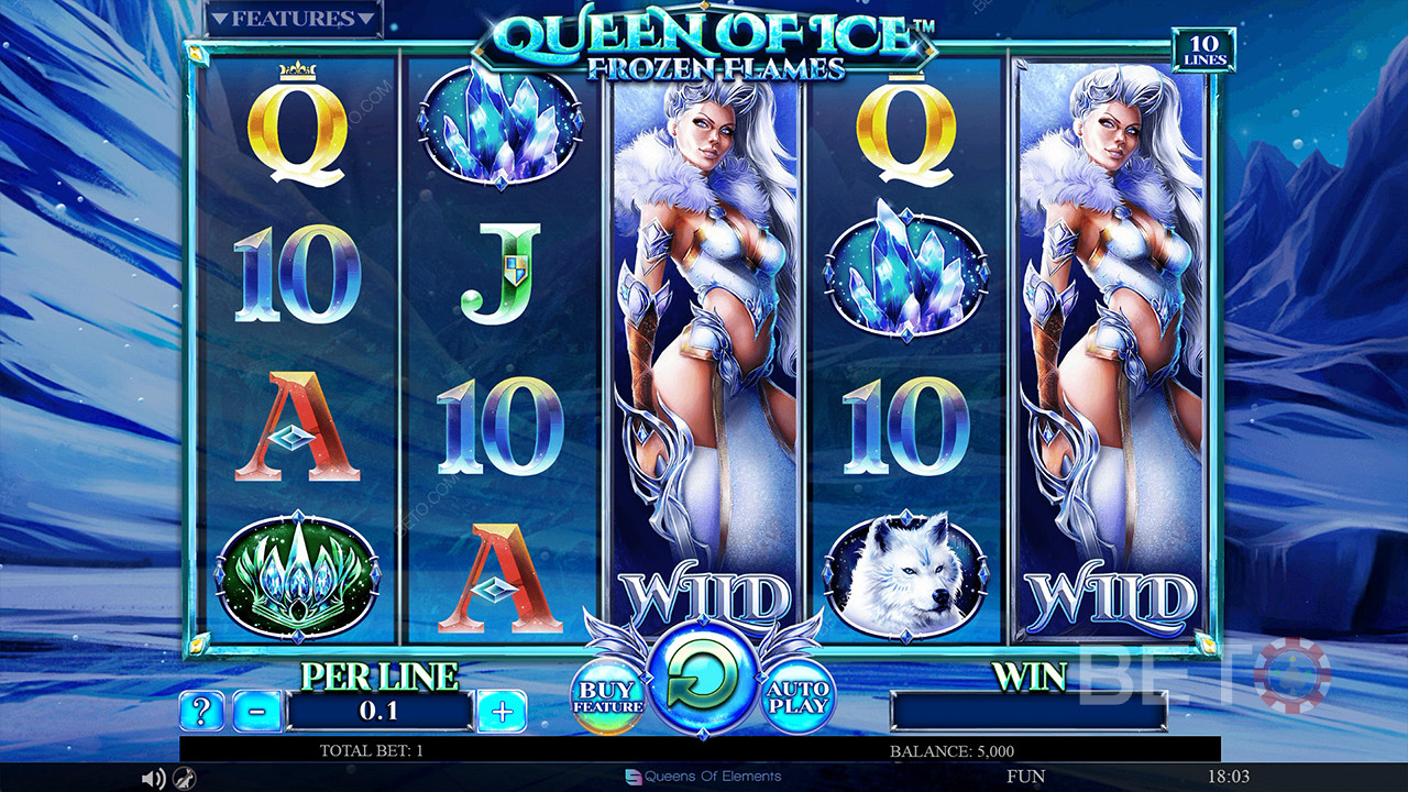 Queen of Ice Frozen Flames  Pelaa Ilmaiseksi