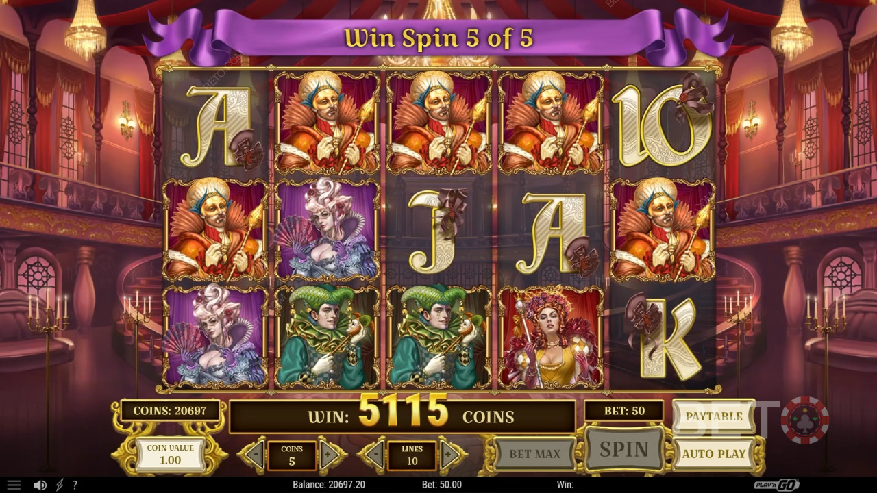 Royal Masquerade -kolikkopeli verkossa – Arviomme