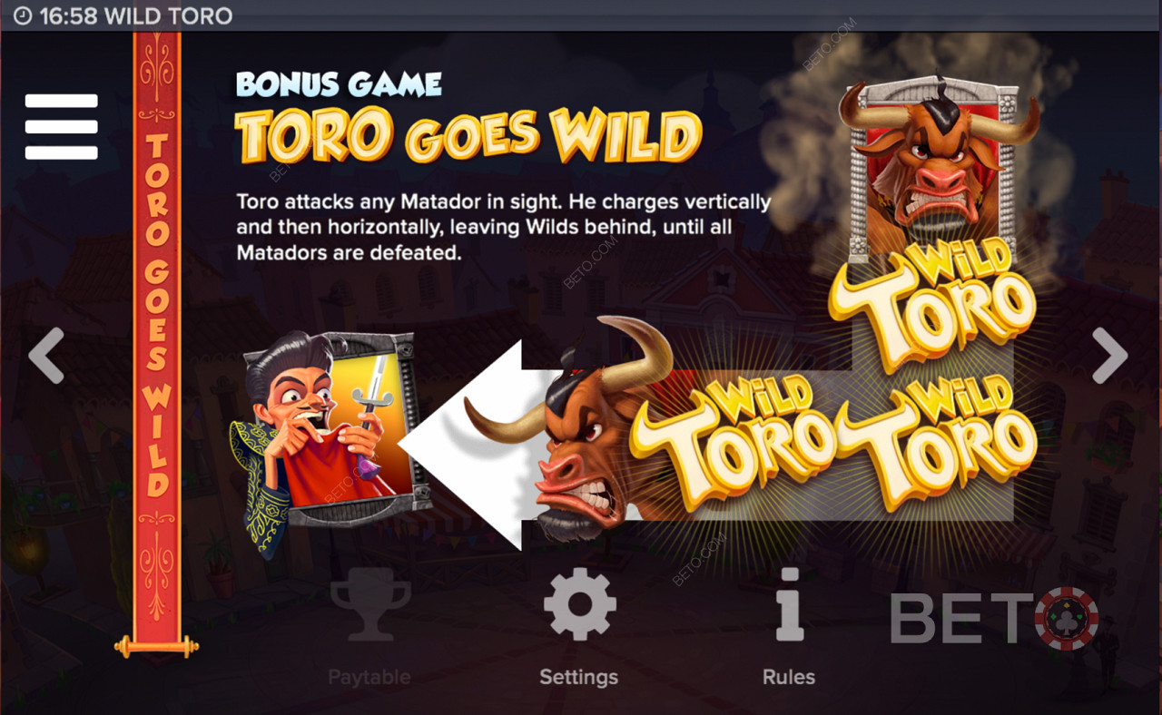Wild Toro -kolikkopelin erikoisominaisuudet