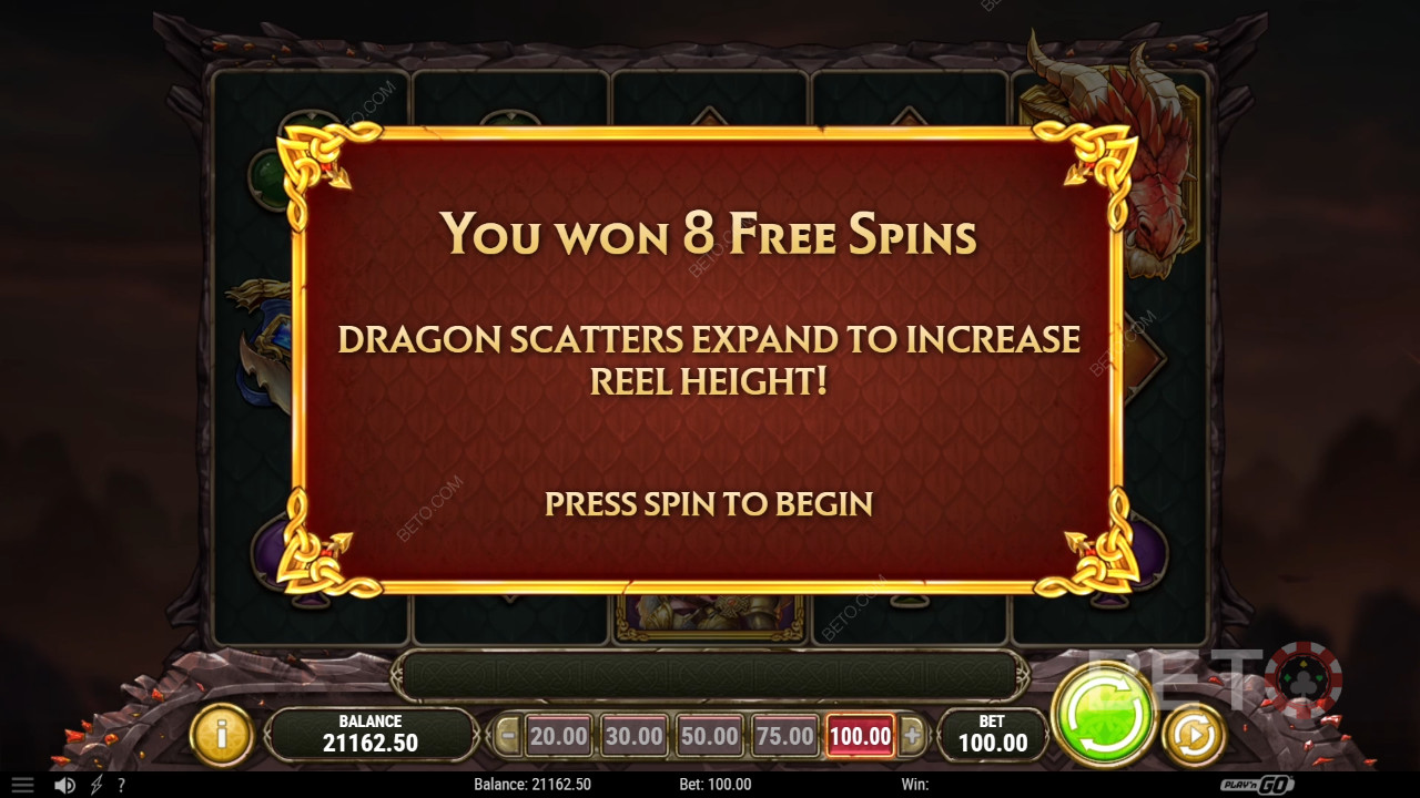 Bonusominaisuudet selitetään Dragon Maidenissa seuraavasti Play