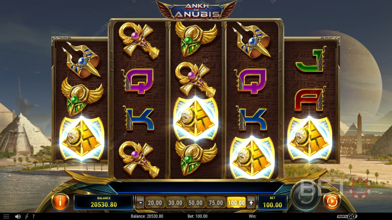 Ankh of Anubis arvostelu BETO Slotsilta