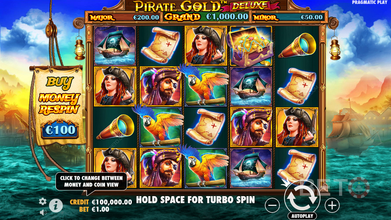 Pirate Gold Deluxe arvostelu BETO Slotsilta