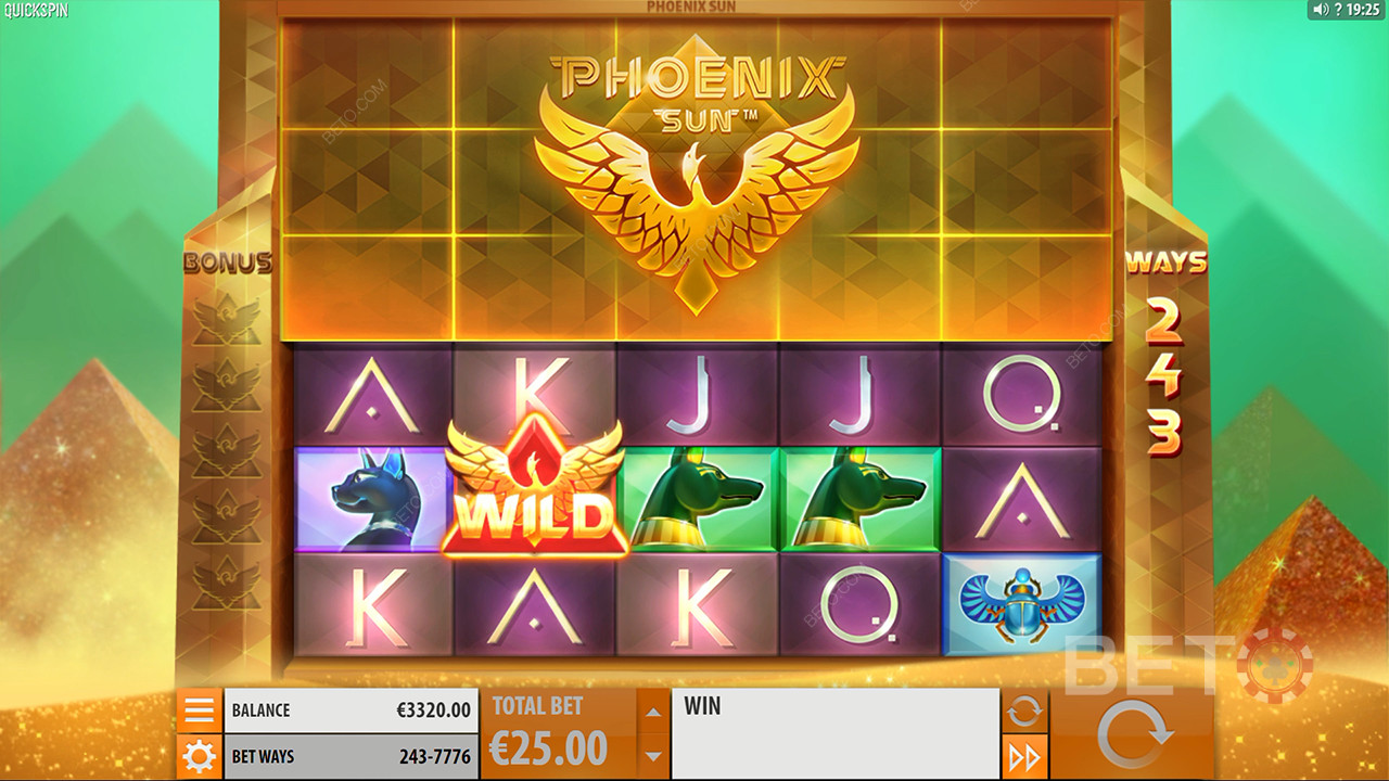 Phoenix Sun arvostelu by BETO Slots