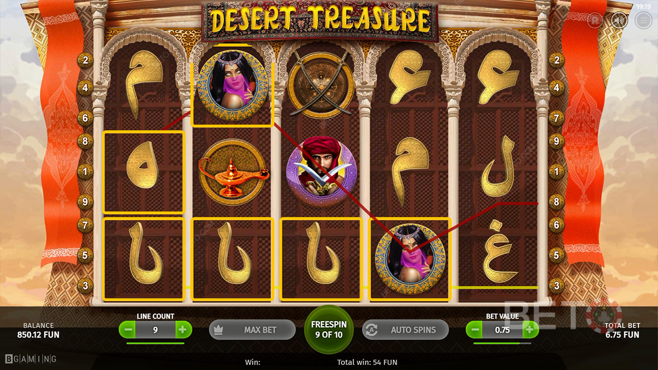 Desert Treasure arvostelu BETO Slotsilta