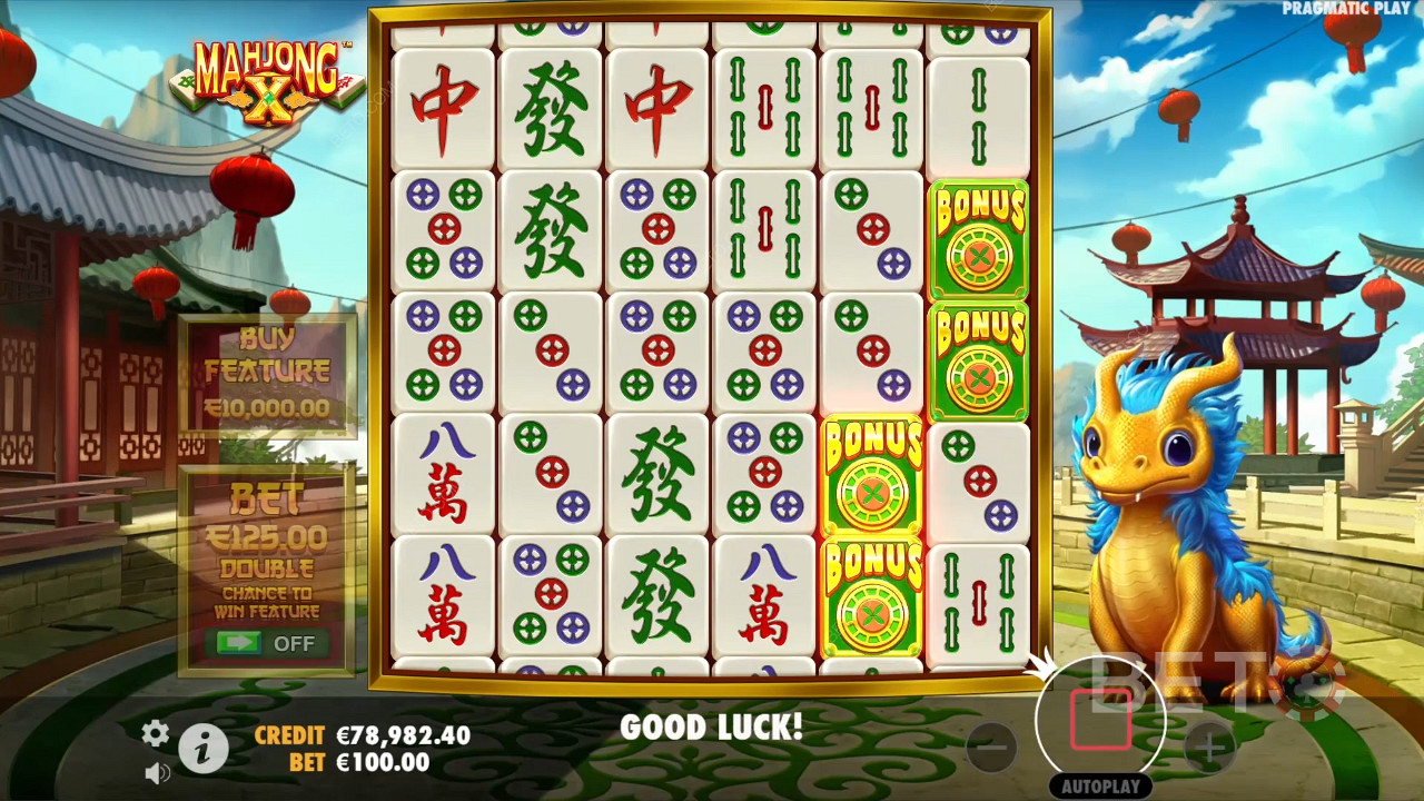 Bonusominaisuudet selitetty Mahjong X:ssä by Pragmatic Play