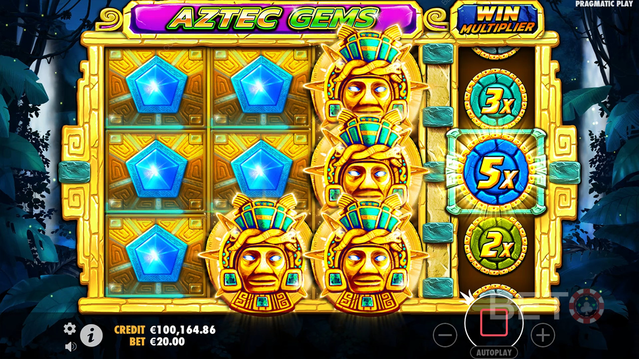 Aztec Gems arvostelu BETO Slotsilta